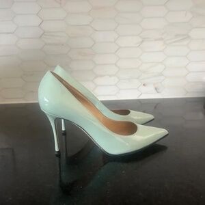 Gorgeous Sergio Rossi Patent Mint Pumps